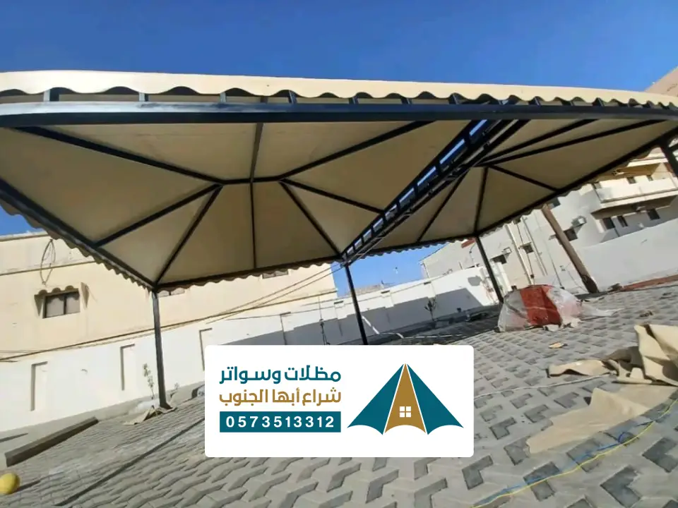 تصاميم لمظلات حديد نجران