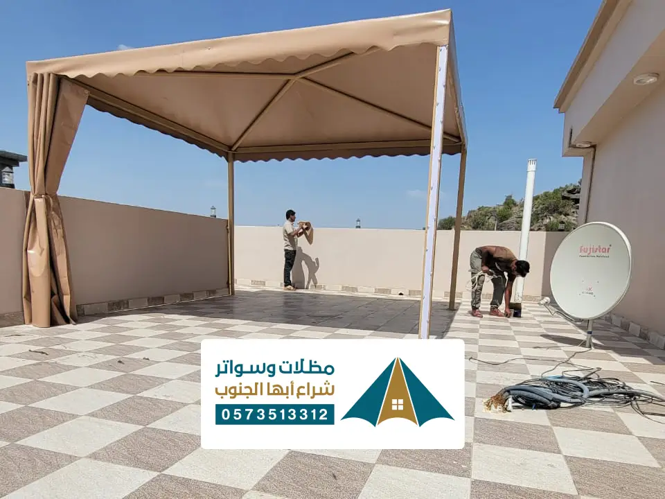 اشكال مظلات حديد صبيا